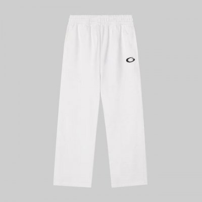 8321白色# Balenciaga 2025最高版本，Basketball运动长裤。 100%全棉毛巾底大卫衣活性染面料，420克紧密纺，手感舒适有挺度，裤腿