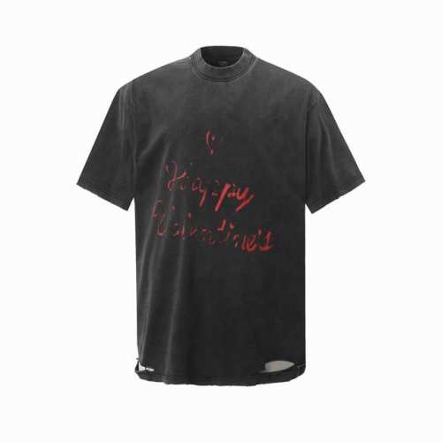 1217# Balenciaga25Ss新款爱心涂鸦限定限量款.重工水洗炒花挑破工艺.宽松版本.男女同款 码数：1.2.3.4