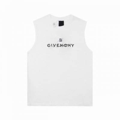 givenchy 纪梵希 无袖背心男女同款爪痕印花宽松上衣运动休闲汗衫 面料 240克双纱高密度纯棉面料 - 工艺: 整件衣服采用精密压花工艺 - 男女同款均可