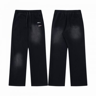 款M816 巴黎 巴黎世家Balenciaga可乐刺绣割破Logo立体刺绣长裤 面料精选光滑透气舒适的一批 夏季必备 3D立体泡沫绣工艺感十足 对版定制超级耗时