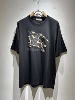 burber*Y巴*莉2025春夏新品男女同款短袖T恤，重磅来袭，最近比较火热的环保纯棉面料制作而成，高端户外运动休闲系列，非常火热运动风潮！Bur最新研发的特