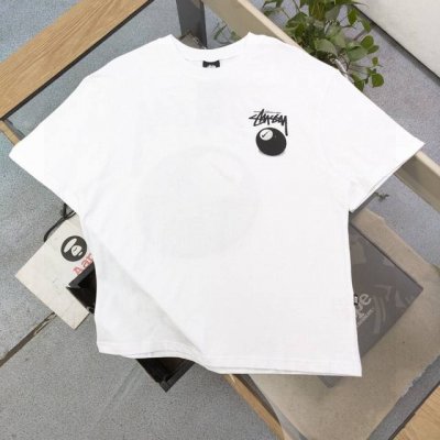 上新 款号 Bm110 2025新款Stussynike斯图西联名耐克斯诺克图案Logo字母印花休闲情侣宽松短袖T恤 经典永远不会过时 人手必备款 250G纯棉