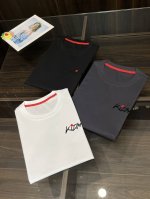 主推P260 独家专供春季新款时尚休闲圆领短袖，阔版高密度320克纯棉面料，高级密针刺绣、高端欧版原单T恤，潮流时尚休闲半袖 透气舒适度高，细节无可挑剔，品牌元