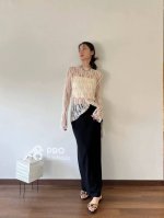 sw** 25Ss 菱格镂空针织 仙女衣来了 这个夏季不要错过的温柔织物 美到犯规 三色Sml