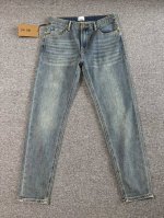 Bbr2025Ss春夏新款修身小脚牛仔裤 完美洗水工艺 定制顶级五金Logo 独家定制微弹面料 码数29-38 没35、37 021