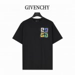 givenchy 纪梵希 25Ss 宫格彩色泼墨印花短袖T恤 定制260G水洗精梳棉棉面料 手感非常细腻柔软舒服 潮流宽松T恤 一件简简单单就让你变时髦的T恤