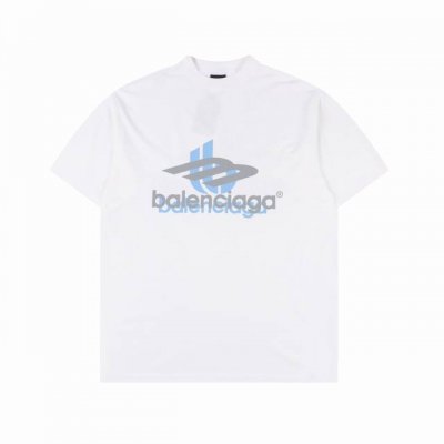 balenciaga 巴黎世家 25Ss 重叠字母Logo印花短袖 size:Xs-L