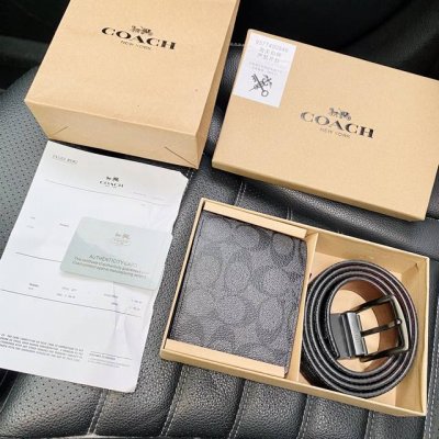 男士必备，外贸圈史上醉牛p的货，真正的糕端# Co Ch 寇弛锻造钨钢头层真牛皮腰带钱包礼盒 向经典致敬，认准老渠D，山东威海代工，兄弟们务必点进来看下！上半年