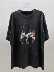 Acne Studios圆领T恤 数码直喷印花 280克全棉双股精纱洗旧面料 宽松 S版型裁剪 符合当下的潮流审美 大大地 一件包容性强 随意上身就能轻松凹出造