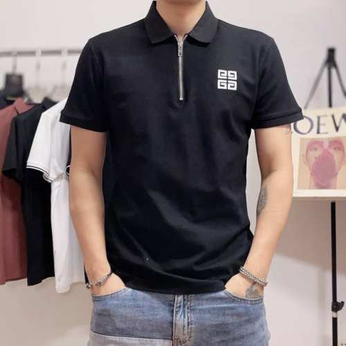 纪梵希 新品上市！2025夏季新款Logo男士翻领Polo衫！经典休闲商务男款，高端男装的天花板级别的商务男款！简约时尚大气不失优雅，单穿内搭体面过人，品质控