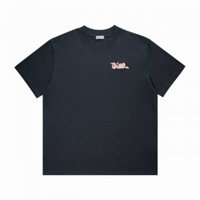 cd Kaws 联名系列 蛇形字母刺绣短袖 针织平纹棉质面料具有较好的吸湿性和透气性 胸前刺绣紧密 平整光滑 码数Xs-L