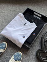 顶级高端桑蚕丝 人气爆款 Moncler 蒙口专柜新品高端丝光桑蚕丝圆领短袖T恤 恒隆在售千元级 款号 5592 蒙口家今年80支高端桑蚕丝丝光棉面料 定制高端