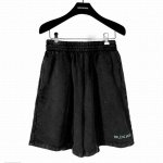 Balenciaga 520限定短裤 原版开发定织480G面料 高度还原 洗水处理 手感厚重 质感区别市场货 采用进口椭圆机印花 每个印花对位整齐 无毛边 前后