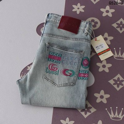 Gucci 2025春夏新款牛仔裤上新 款号：528-3# 尺码：29-40
