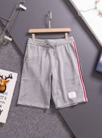 Tb夏日宽边织带短裤 定制三色宽边针织织带 Thombrowne 男女日常通勤穿搭必备 腰间拼接色 休闲短裤 定制针织毛圈面料 进口田岛机刺绣工艺 松紧裤腰 腰
