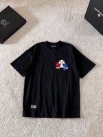 Chrome Hearte 克罗心 Ch Ss早春新款 十字架马蹄克罗心梵文 立体贴布秀工艺，水洗磨破，纯棉双纱汗布面料，同缸定染特种加粗32支双股1X1螺纹。