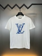 顶级代购版本★路易威登Louis Vuitton 1V 25Ss滑雪系列裂纹提花针织短袖 轻奢主义 男女日常通勤穿搭必备单品正确版本随意对比详细特征 采用30%
