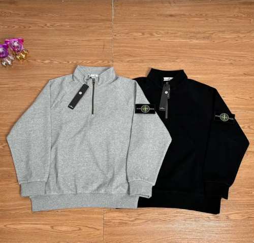 150 Stone Island 石头岛半拉链机能卫衣 甄选品质 实拍可见 面料采用高品质正品原单纯棉360克面料 不起球 不变形 2本针走线 高品质重工面料