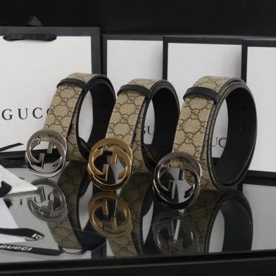 顶级版本1:1 Gucci 古驰双G新款皮带真皮腰带 带身：纯头层牛皮 品质：带Npc芯片可扫码 扣头：纯铜扣头 包装：打孔器，手提袋，发票齐全 尺寸：宽3.8
