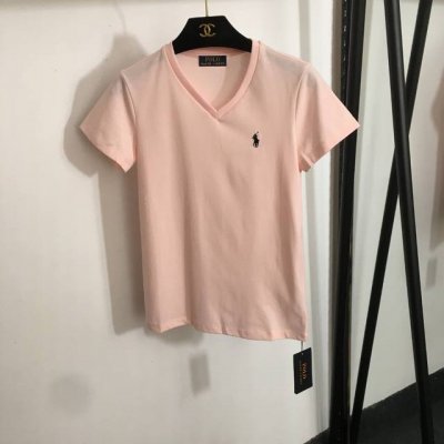 款号20252502 Polo Ralph Lauren拉夫.劳伦新款 马球刺绣V领修身短袖T恤，白色，粉色，灰色，绿色，黑色，Sml， S码；胸围82，袖长1