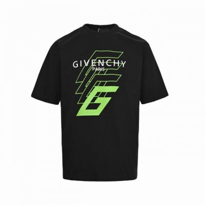 givenchy 纪梵希 25Ss 折叠大G印花短袖 定制面料洗水后280克重双纱100%精梳全棉面料 印花工艺 螺纹定织定染无色差 出入专柜无压力 通肩拉条工