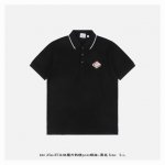 burberry 博柏利 25Ss Bt立体魔方刺绣polo短袖-黑色 面料采用 G专用珠地面料 宝蓝色珠地布为原版定染 前幅魔方绣花图案 进口田岛机万针刺绣