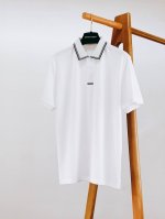 Ferragamo 菲拉格慕 2025Ss春夏新品 Sf起脚珠地翻领短T。 非常规面料裁剪缝制 , 像毛衣一样横机提花织造！ 进口丝光棉纱线, 厚度和常规珠地一