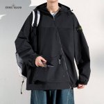 上新 ！！ 160 ！！！ Stone Island石头岛 2025春秋三防户外透气宽松百搭茄克外套 网络线上 海内外人气爆款∽ 采用新颖独特外单优质料 宽松版