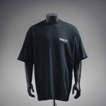 balenciaga 巴黎世家Blcg 24Ss可乐波浪印花短袖 黑色 过关版本11细节品质，巴黎世新款早春宽松版型百搭，经典可乐230克双纱百分比纯棉高密度面