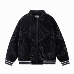 d0.P390 d&G 杜嘉班纳 2025秋冬新款男士棒球服夹克外套，专柜同步发售！定制专属金丝绒面料，全景Logo烫钻工艺设计！简约大方，从容百搭，档次极高，