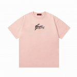 p100 Gucci 古驰 2025新款 官网同步 肖战上身款 签名字母Logo 男女同款 短袖T ·定制300克100％双纱纯棉面料 ·定染32支双股螺纹 ·