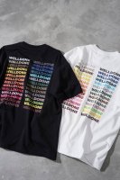 90 【We11Done Track彩虹印花短袖】 ins高热度款式 260克纯棉双纱汗布 定染同缸1*1螺纹 丝网印刷 舒适宽松 上身有型情侣同款 color