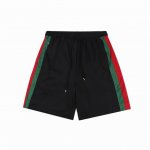 Gucci 古奇 经典侧边条纹织带短裤 原8,500购买，聚酯纤维面料、裤管两侧撞色条纹、抽绳松紧腰头、直筒短裤版型、全套辅料配备！聚酯纤维属于混纺面料，撞色面