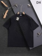 Loewe 罗意威 微宽版型S-Xl 25Ss最新最顶级专柜款 胸前罗意威大标字母图案3D平面刺绣Logo款圆领短袖，最顶级的品质专柜原单短袖，顶级制作工艺进口