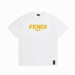 隔天到 Fendi 芬迪 双Ff 字母印花压花 Logo标识精致升级 原版面料 官方同款 短袖T恤 定制260克同缸染面料 手感非常舒服 春夏最新版本 颜色: