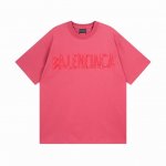 130包邮 balenciaga/巴黎世家2025 Ss 经典胶带拉浆印花短袖T恤 本市场No.1的质量 真正天花板品质 全部原版开发注意细节图 避免被盗图商家
