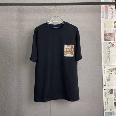 A54 louis Vuitton路易威登Lv 300高克重 高端刺绣工艺 宽松版型 男女同款短袖 独家专供新款原单休闲短袖 高端定制 高版本 时尚百搭爆款 进