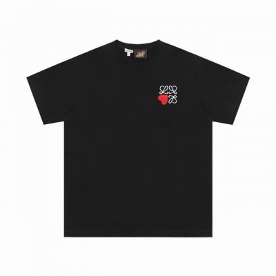 Loewe 罗意威25Ss 爱心刺绣Logo短袖T恤 不需要所谓烂大街的华丽文案 主打品质 面料经过2次高温缩水固色 不变形不缩水不起球 -正确Os版型 不省面