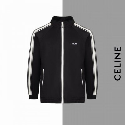 款号 G59 赛琳米色织带立领拉链外套 Celine 官网一致款式 工艺:胸口饱满Zp一致刺绣小标 经典专柜同步米色织带Logo 吊坠 面料：400 克纯棉金马