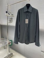 Balenciag 25Ss新款宽松阔版格子衬衫男春季时尚青年设计款大码长袖衬衣！ 码数：0.1.2.3 衣长