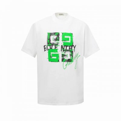 Givenchy ] 面料：100%棉 Givenchy纪梵希高品质厚板印花加拉浆，色彩鲜艳丰富，有层次感，凸起的图案，立体感超强，采用300克双纱面料，1*1