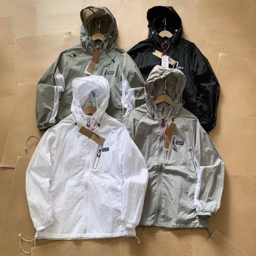 patagonia巴塔哥尼亚轻薄透气防晒衣防风皮肤衣外套 抗撕装尼龙面料，四面弹力演绎，不担心会紧绷束缚，有自如的活动效果，防风恒温、还可以防止蚊虫叮咬户外探险