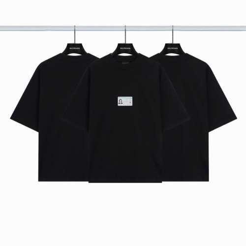 巴黎世家Balenciaga 身份证短袖P90 2025Ss新主麦上身 印花采用3D数码印花工艺 实物带有凹凸感 区别市场烫画工艺 螺纹领口 袖子以及下摆采用磨