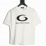 Balenciaga 巴黎世家 25Ss 圆环印花短袖T恤 面料采用定制240G 26支特滑双股精棉平纹高密无尘全棉布料。前幅高密度加厚，走线平整，代工品质，全
