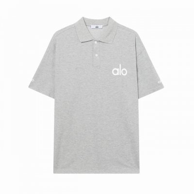 alo 2025Ss 新款 Alo男士polo衫吸汗透气很实穿！！ 新款男女同款polo衫，贝壳扣印花发泡面料柔软舒适很亲肤透气。版型经典很耐看，翻领设计气质好