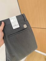moncler蒙口 休闲裤 西裤2025Ss春夏新款 高级定制裤子专用面料 定制原版五金 重工工艺打造 车工走线精细 定制面料 柔软舒适 质感显著 辅料精美 上