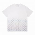 lv 驴家渐变 绣珠 圆领针织T恤 颜色 黑色 白色 码数 M L Xl Xxl