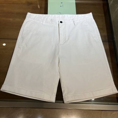 补单回货 上新，时尚宠儿Ami标识剌绣细节卷边中裤。斜纹棉布面料，质感好，带微弹力穿着舒适。颜色:黑，白，卡其色。尺码:30-38 有单码，没37 。