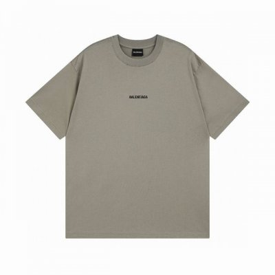 balenciaga 巴黎世家2025 Ss 前后经典字母刺绣短袖T恤 本市场No.1的质量 真正天花板品质 全部原版开发注意细节图 避免被盗图商家混发 正确2