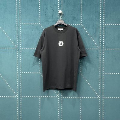 100 露露 Lulu 25Ss 小Logo发泡印花短袖T恤 Lu029 轻奢主义 男女日常通勤穿搭必备单品 正确版本 随意对比 详细特征 · 260克100%